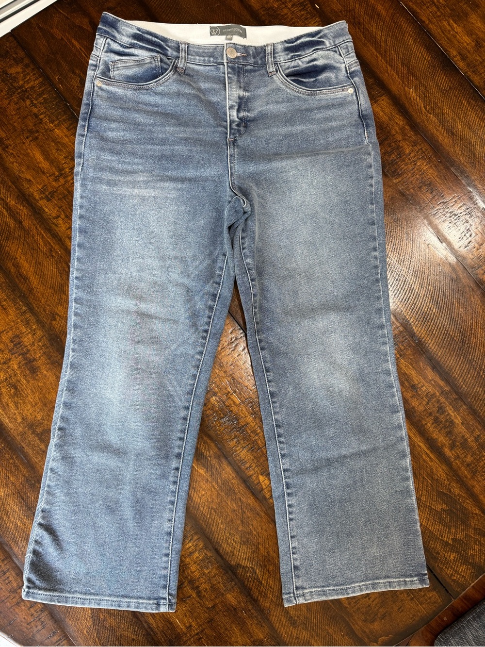Wit & Wisdom Women’s Light Wash Blue Jeans - Classic Straight Leg